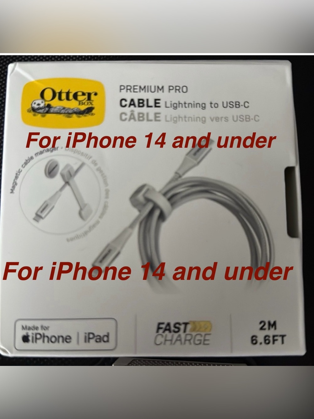 Lightning to USB-C Cable